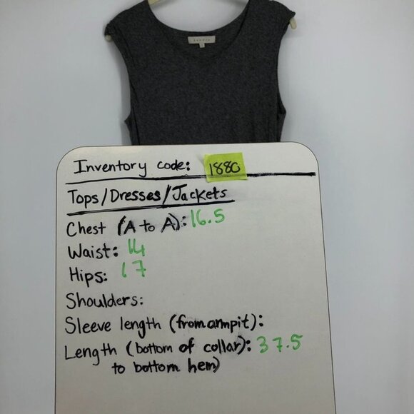 Sandro Heathered Grey Ruched Short Sleeve Jersey Mini  Dress size 8 / L - Picture 10 of 11